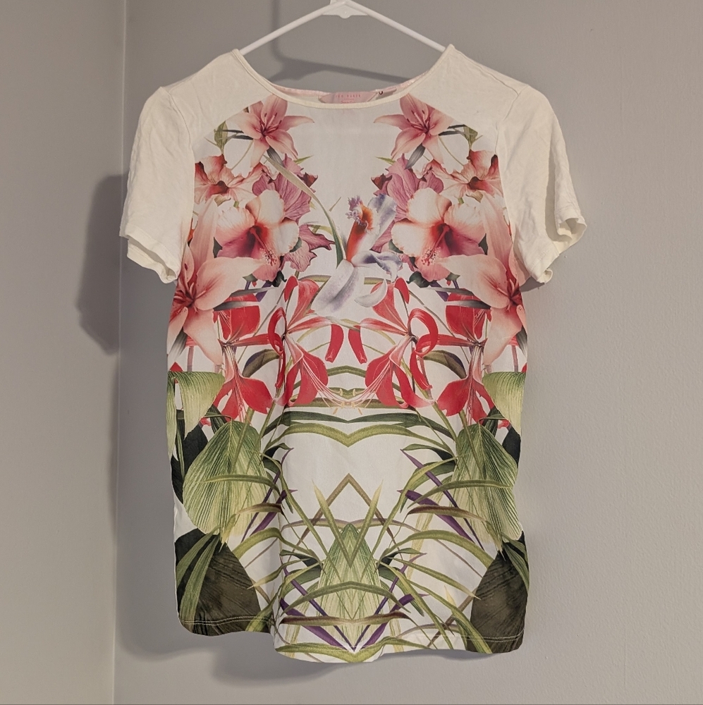 Ted Baker Floral Print Women's Top - Multicolor